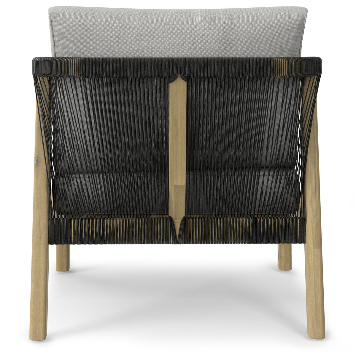 Palmetto - Outdoor Conversation Chair (Set of 2) - Stone Gray Unique Piece Furniture