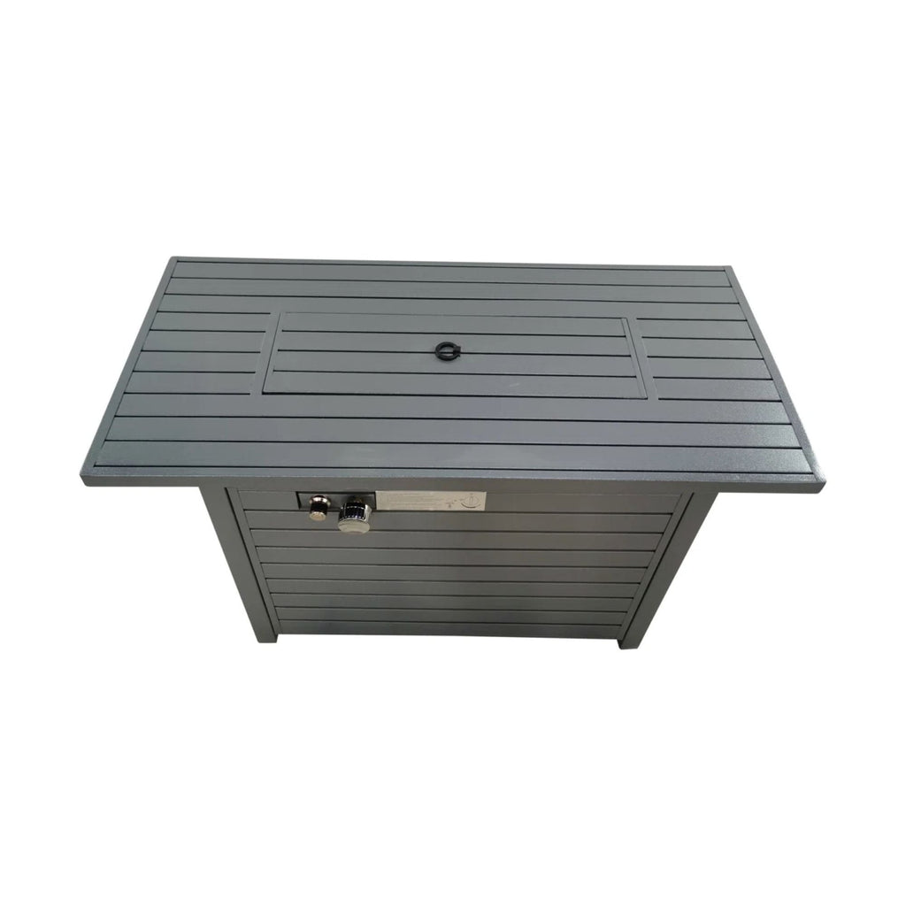 Propane Outdoor Fire Pit Table With Lid Versatile Fuel Options Unique Piece Furniture