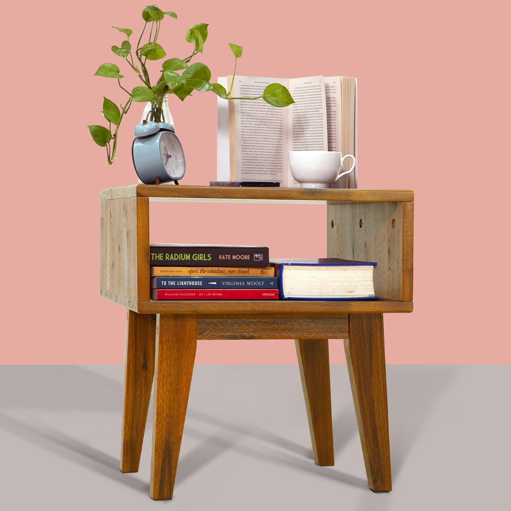 Serena Solid Wood Nightstand Megsu