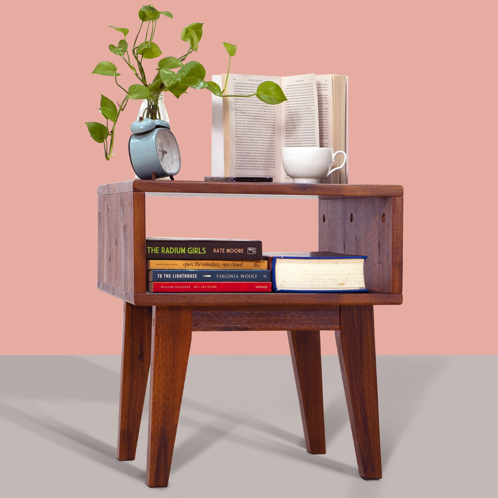 Serena Solid Wood Nightstand Megsu