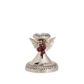 Holly Leaf & Berry Metal Candlesticks | 2 Sizes Rust & Cinder