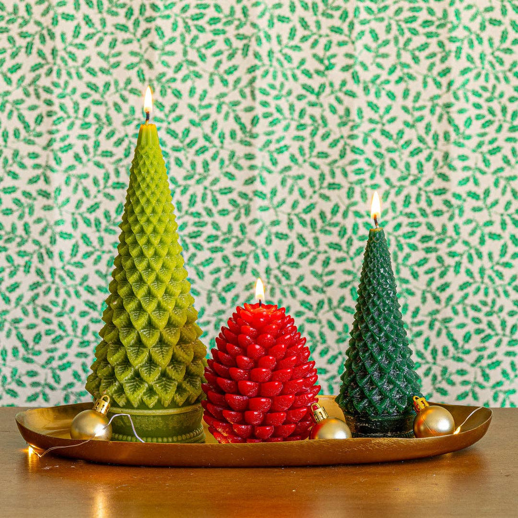 Accent Sculpted Tree Candle Forest Small Branches Designs