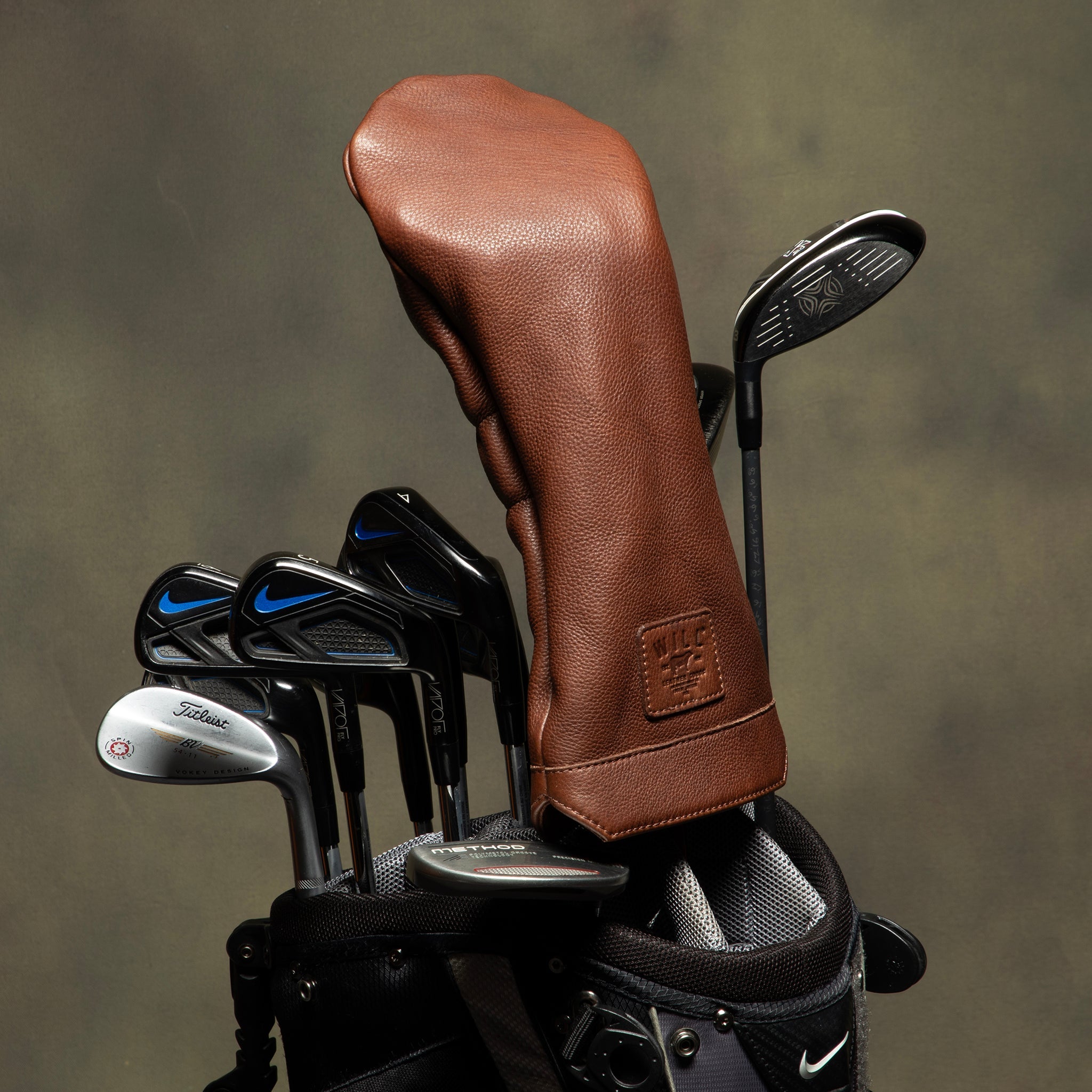 Large Golf Club Head Cover Will Leather Goods