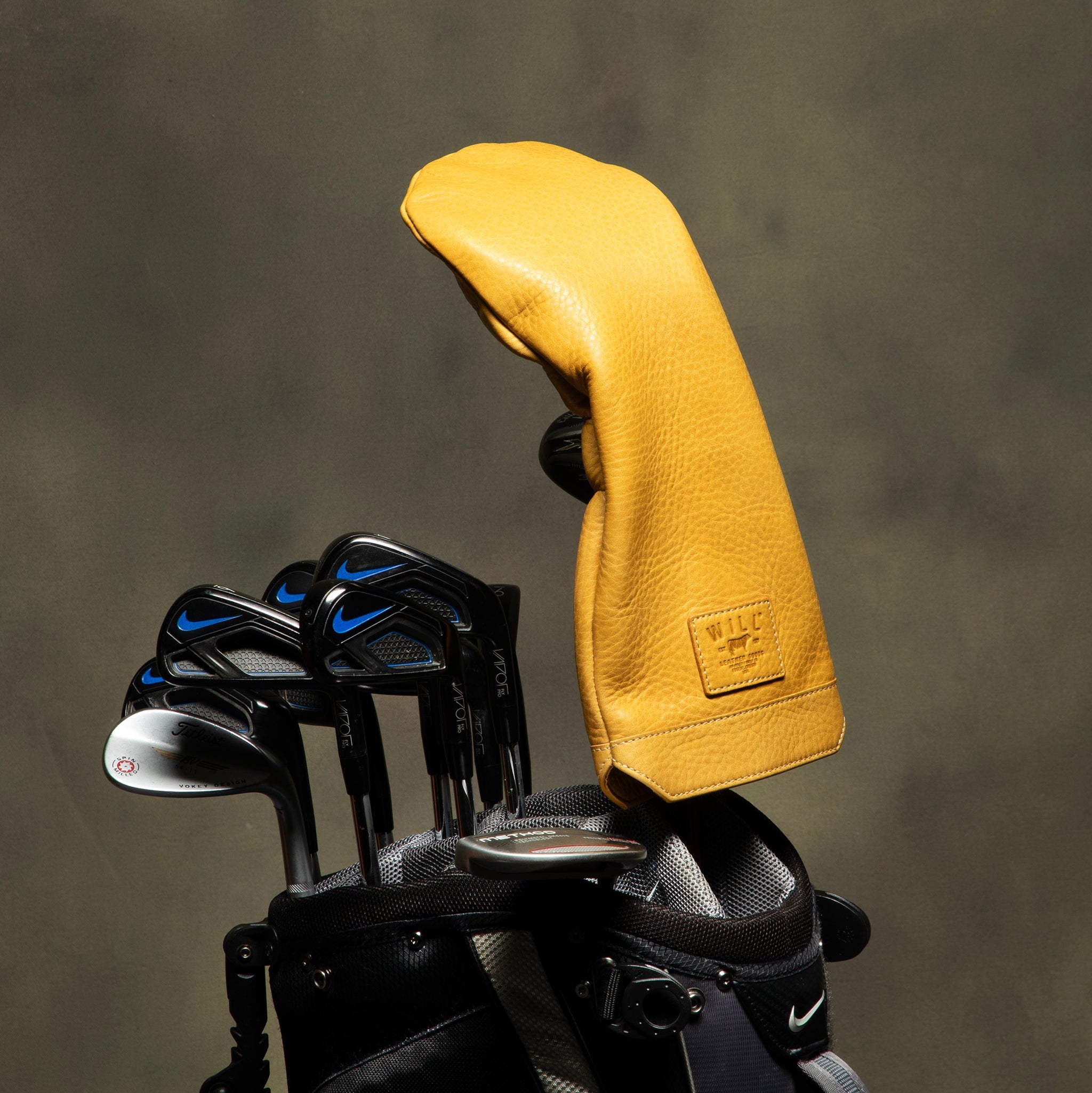 Large Golf Club Head Cover Will Leather Goods