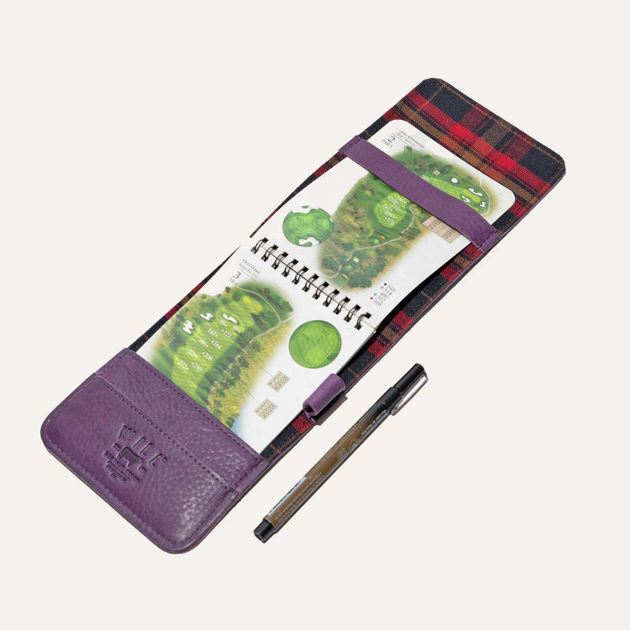 Leather Golf Yardage Book Will Leather Goods