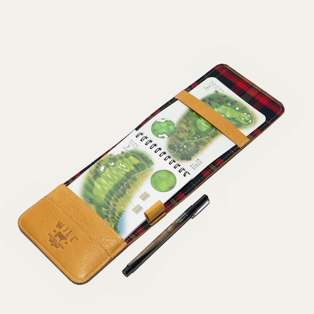 Leather Golf Yardage Book Will Leather Goods