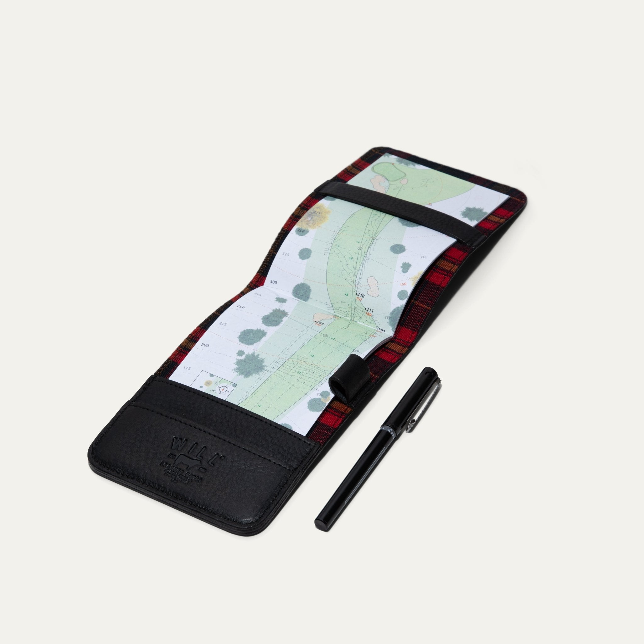 Leather Golf Yardage Book Will Leather Goods