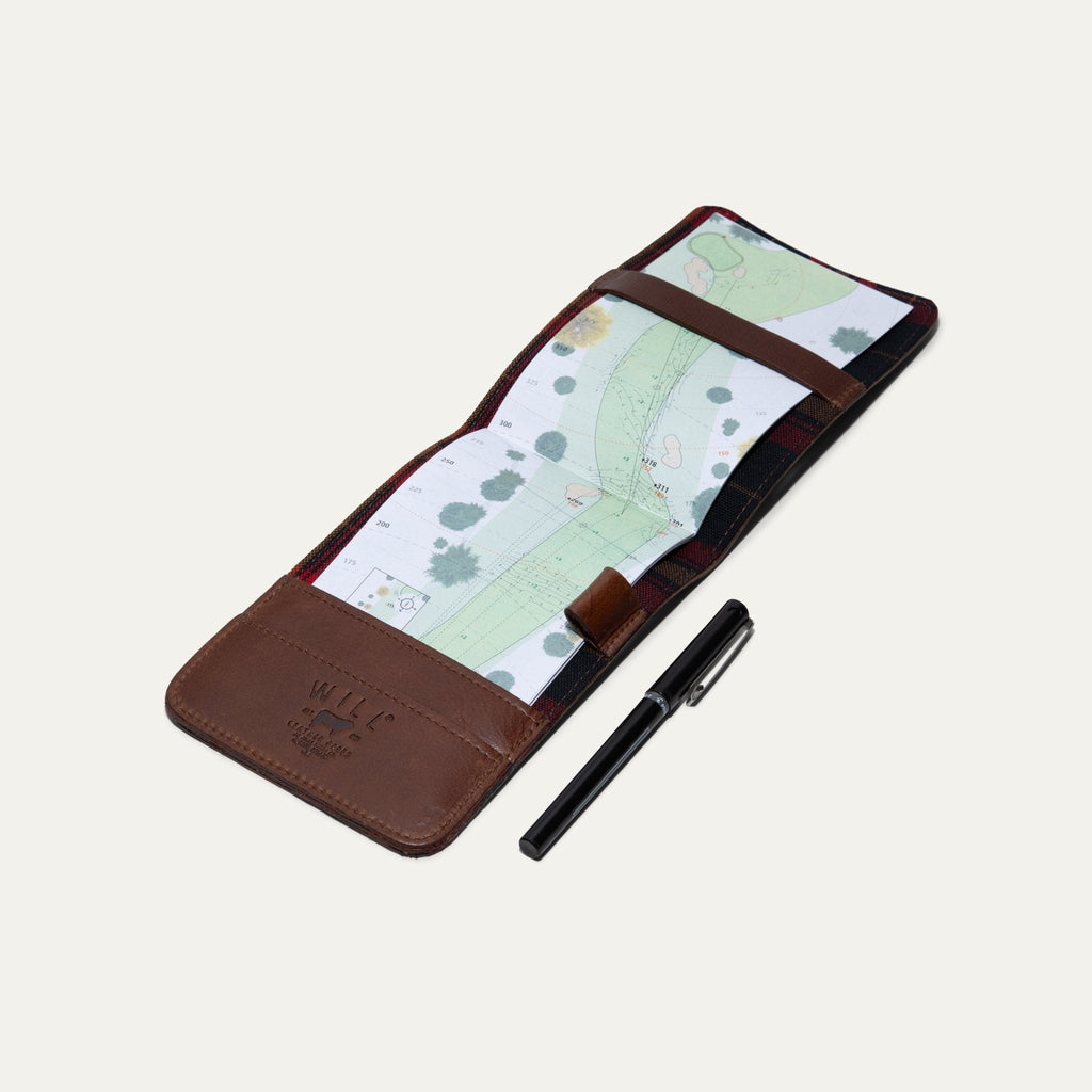 Leather Golf Yardage Book Will Leather Goods
