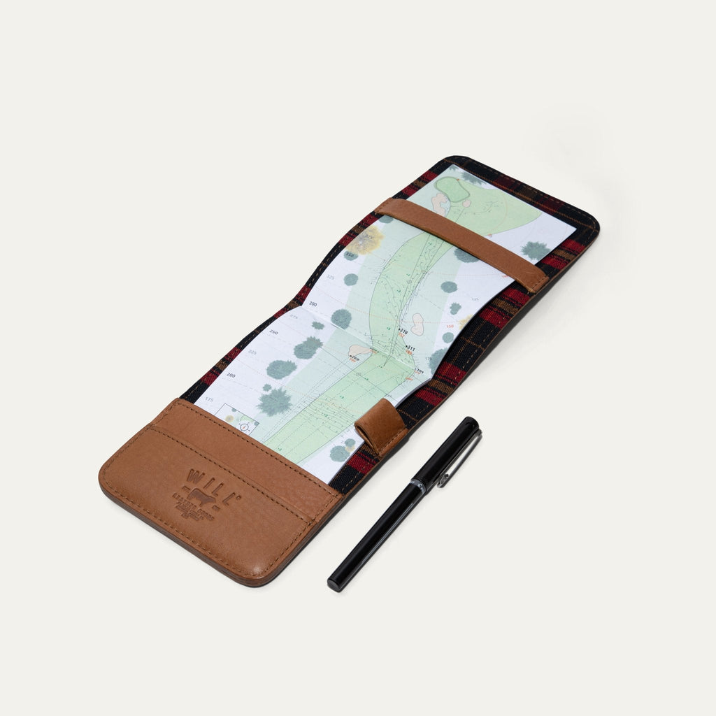 Leather Golf Yardage Book Will Leather Goods