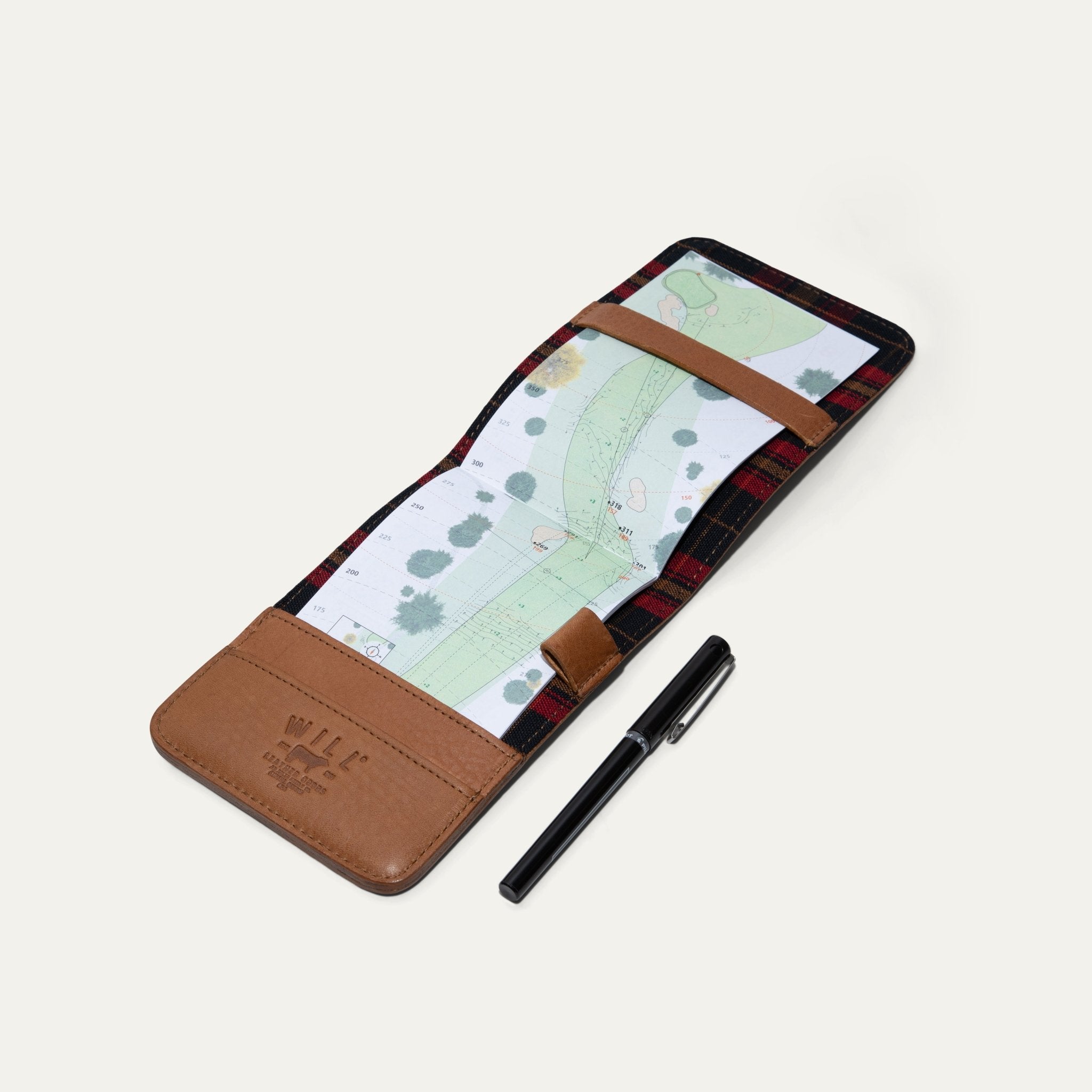 Leather Golf Yardage Book Will Leather Goods