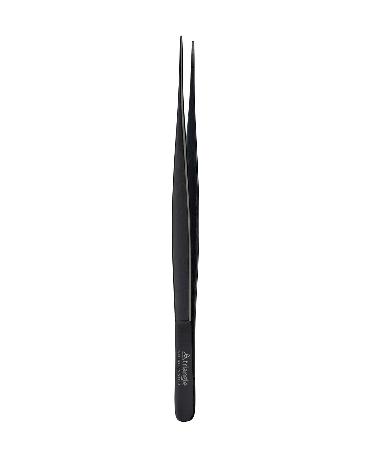 Pointed Tweezers, 15cm, Black Tea + Linen