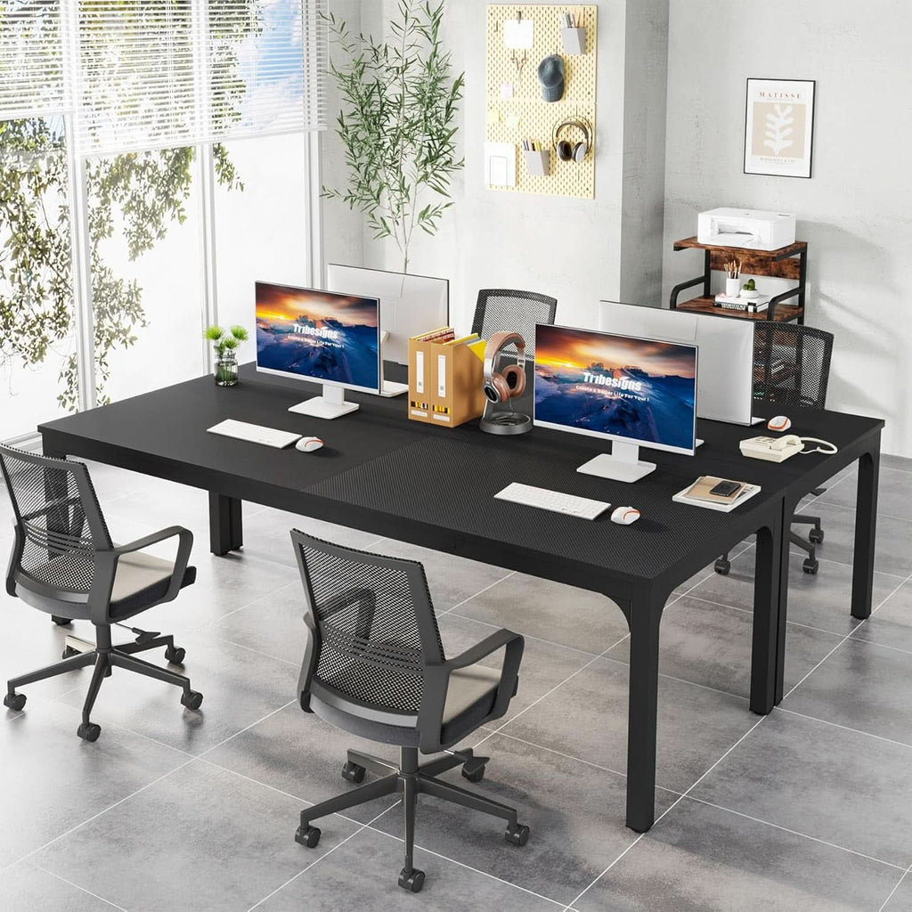 78.7 Inch Ultra Long Industrial Grade Two Person Desk ShipItFurniture