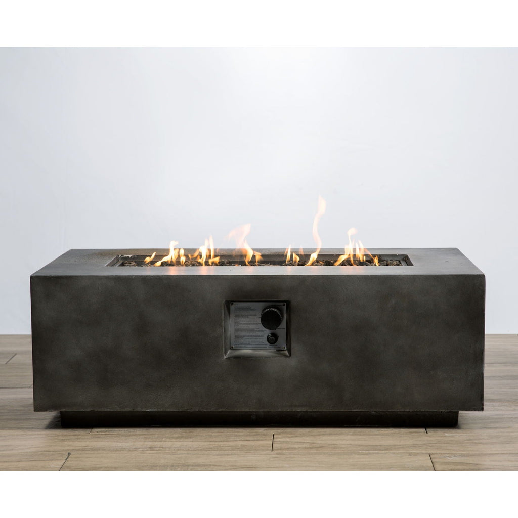 Lightweight Design Propane / Natural Gas Fire Pit Table Unique Piece Furniture
