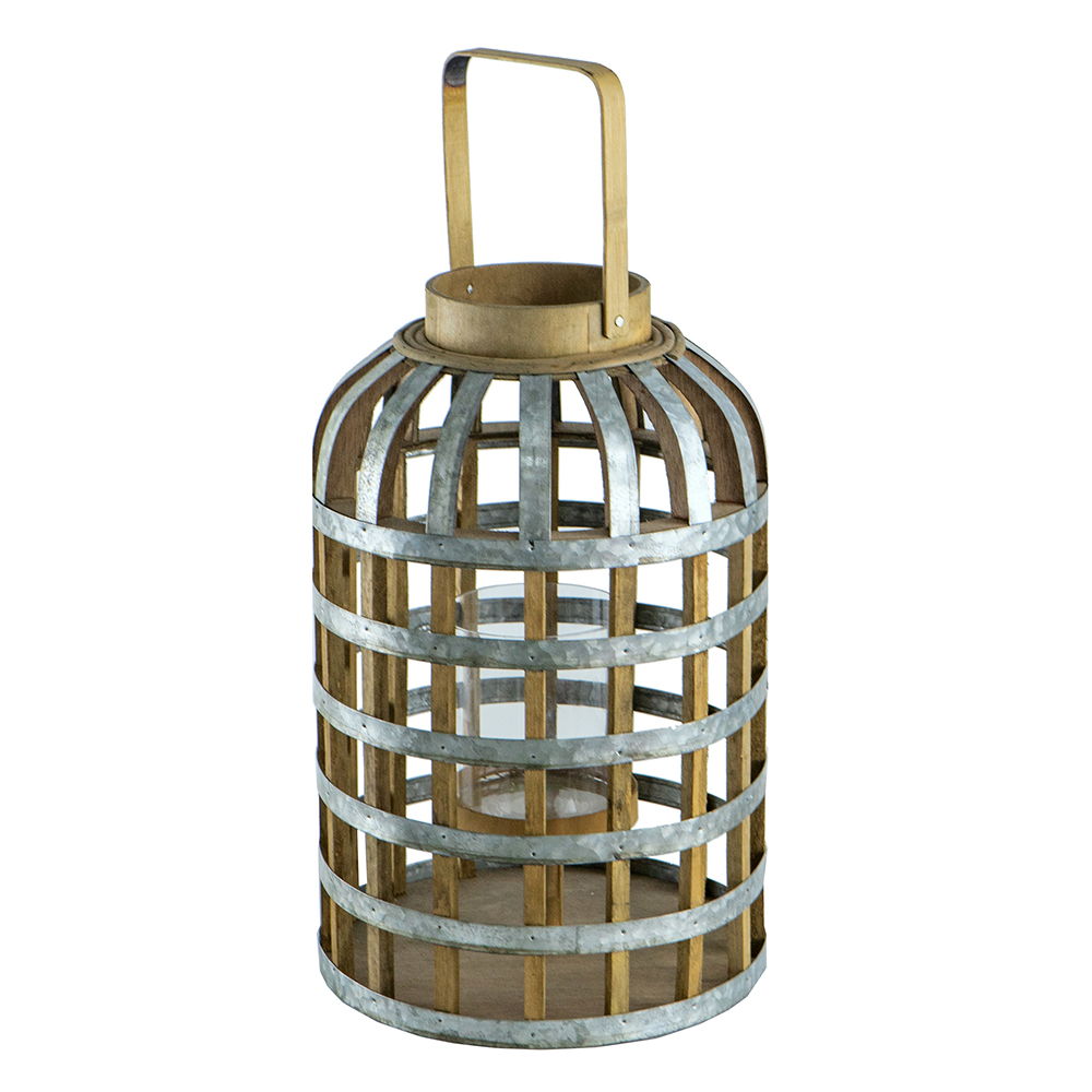 Decorative Lantern With Handle, Wooden Lantern For Indoor Outdoor, Home Garden Wedding Unique Piece Furniture