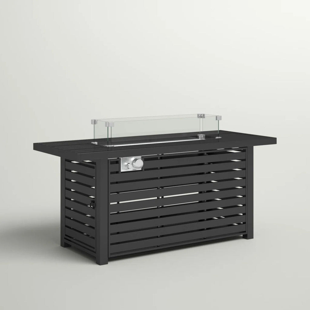 Propane Outdoor Fire Pit Table With Lid Versatile Fuel Options Unique Piece Furniture