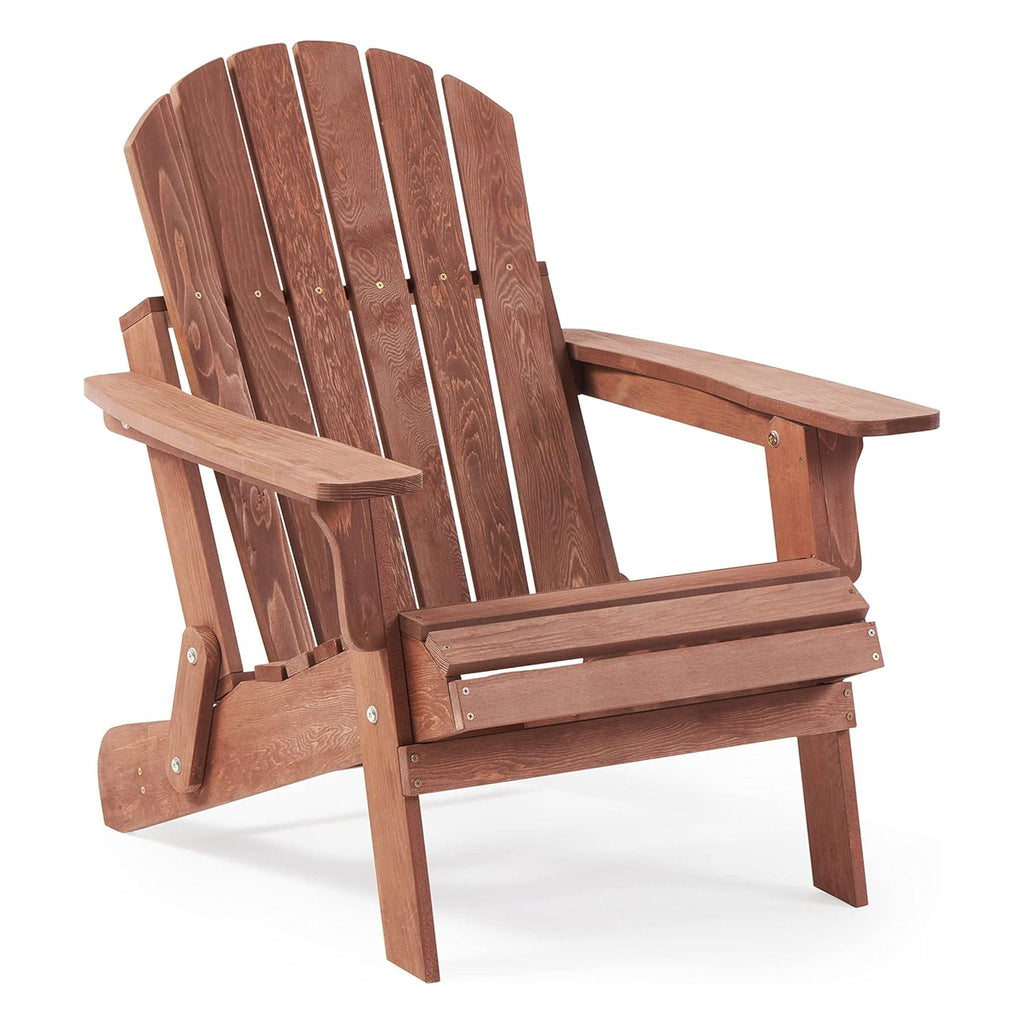 Oversize Outdoor Folding Adirondack Chair, Patio Chair For Garden Unique Piece Furniture