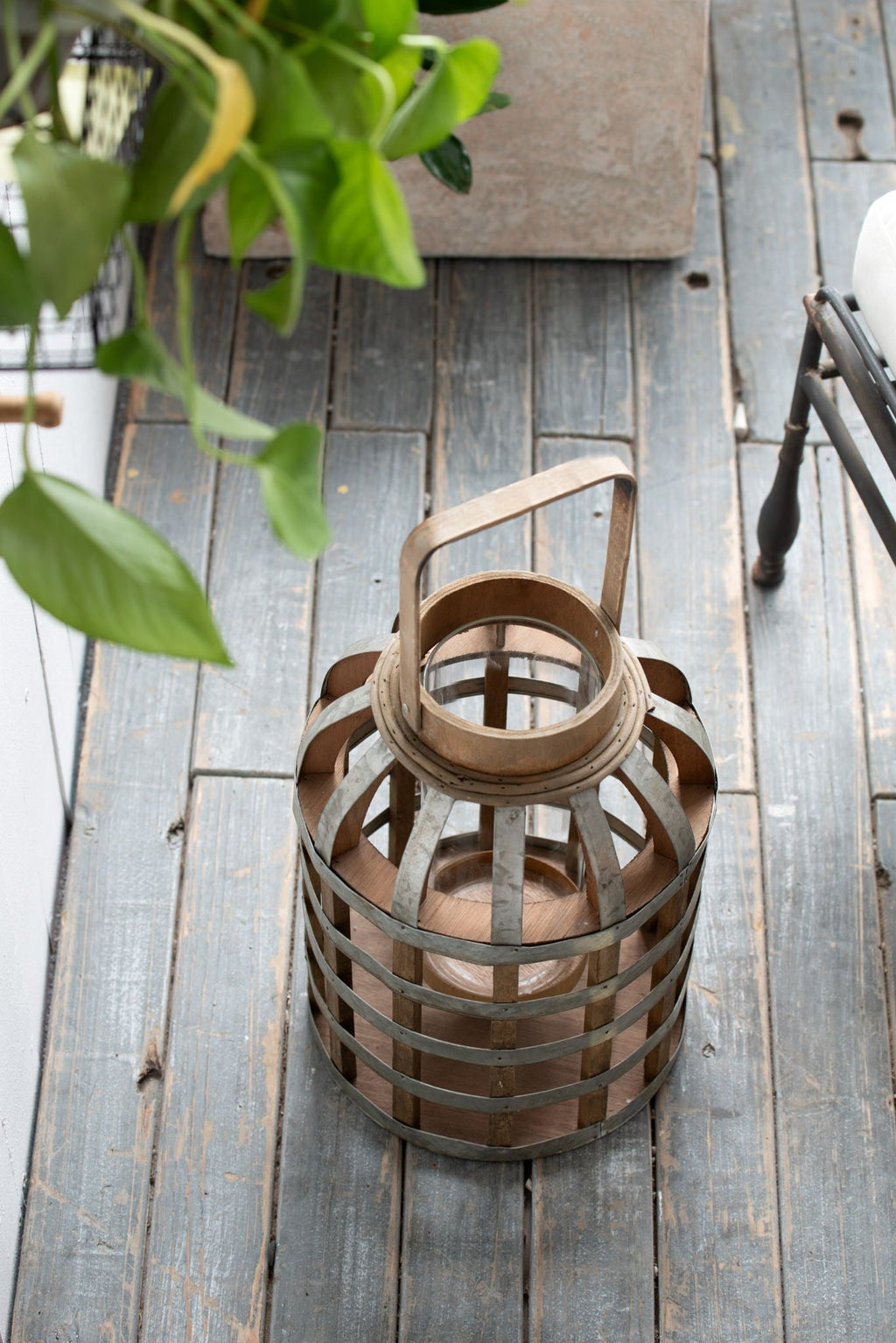 Decorative Lantern With Handle, Wooden Lantern For Indoor Outdoor, Home Garden Wedding Unique Piece Furniture