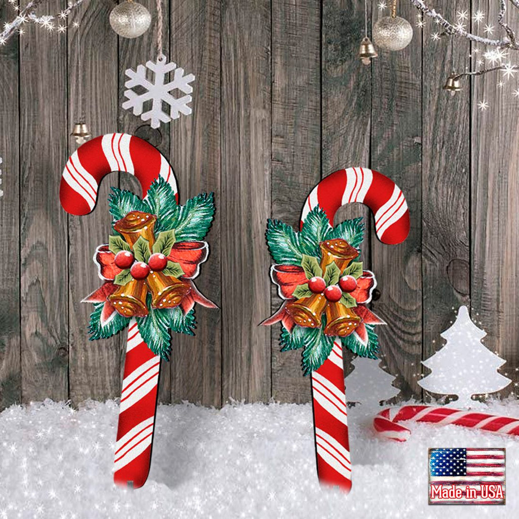 Christmas Candy Cane Holiday Outdoor Decor by G. DeBrekht - Christmas Decor - 8151924F-S2 G.DeBrekht