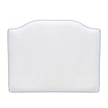 Dorm Headboard | White Headboard with Piping Shop Fête