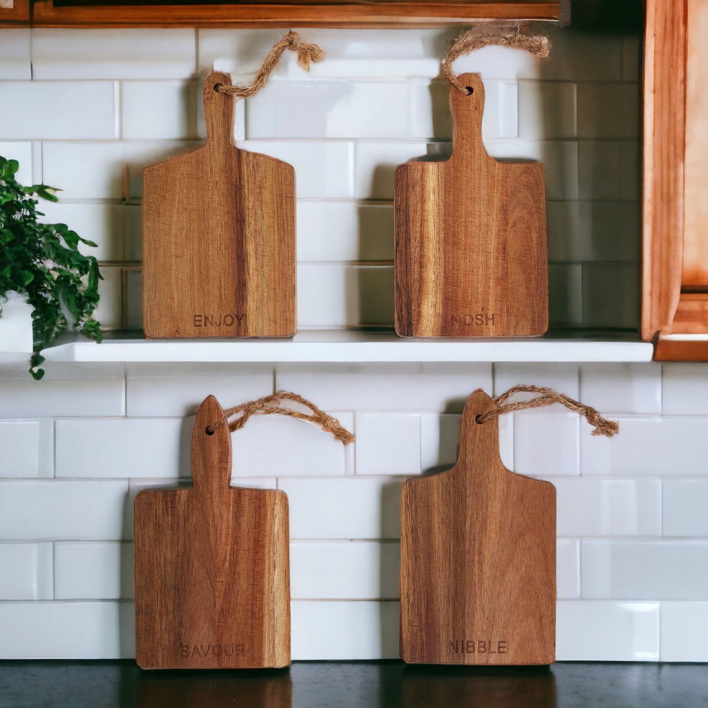 4 Charcuterie Boards | 8x4.5" Gia Roma
