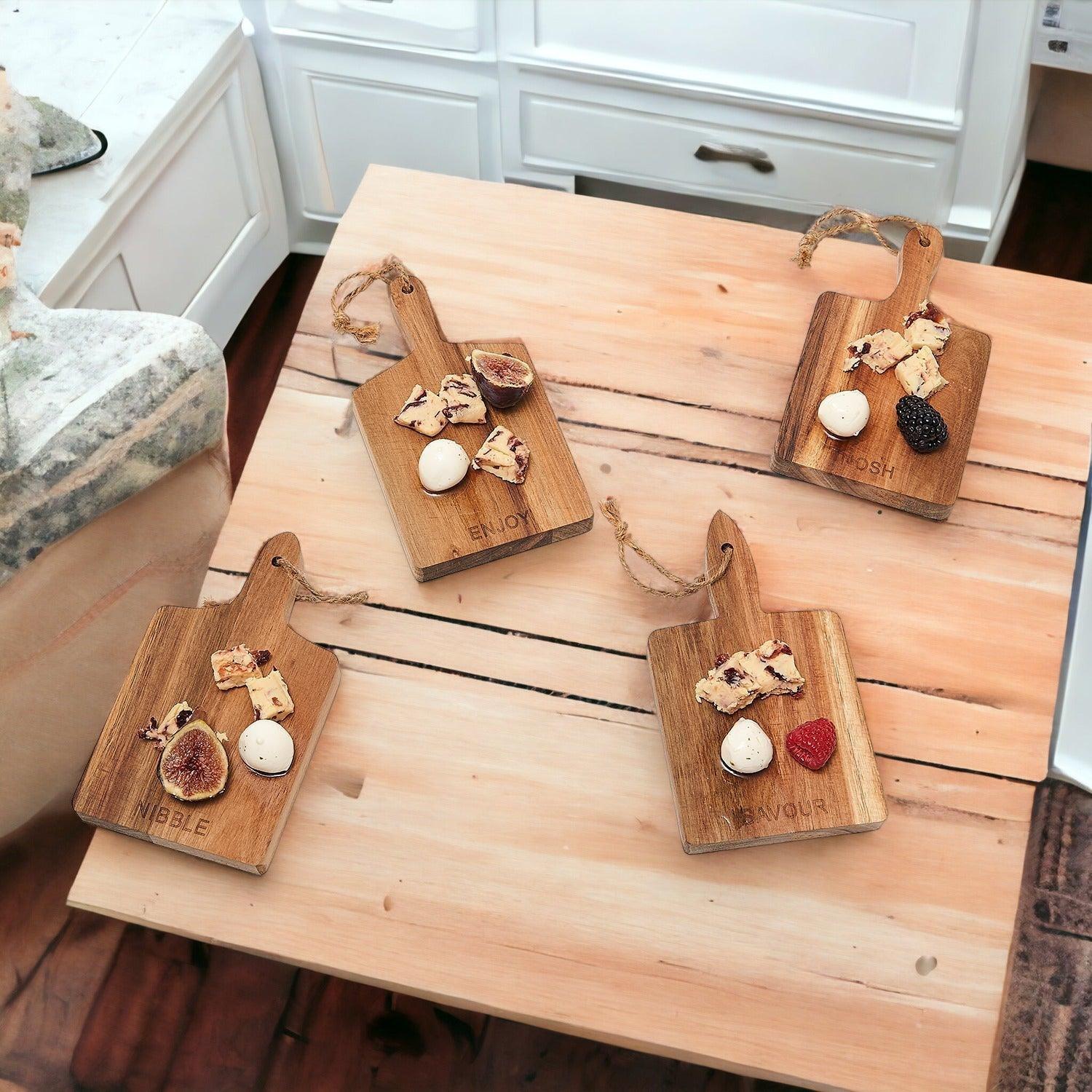 4 Charcuterie Boards | 8x4.5" Gia Roma