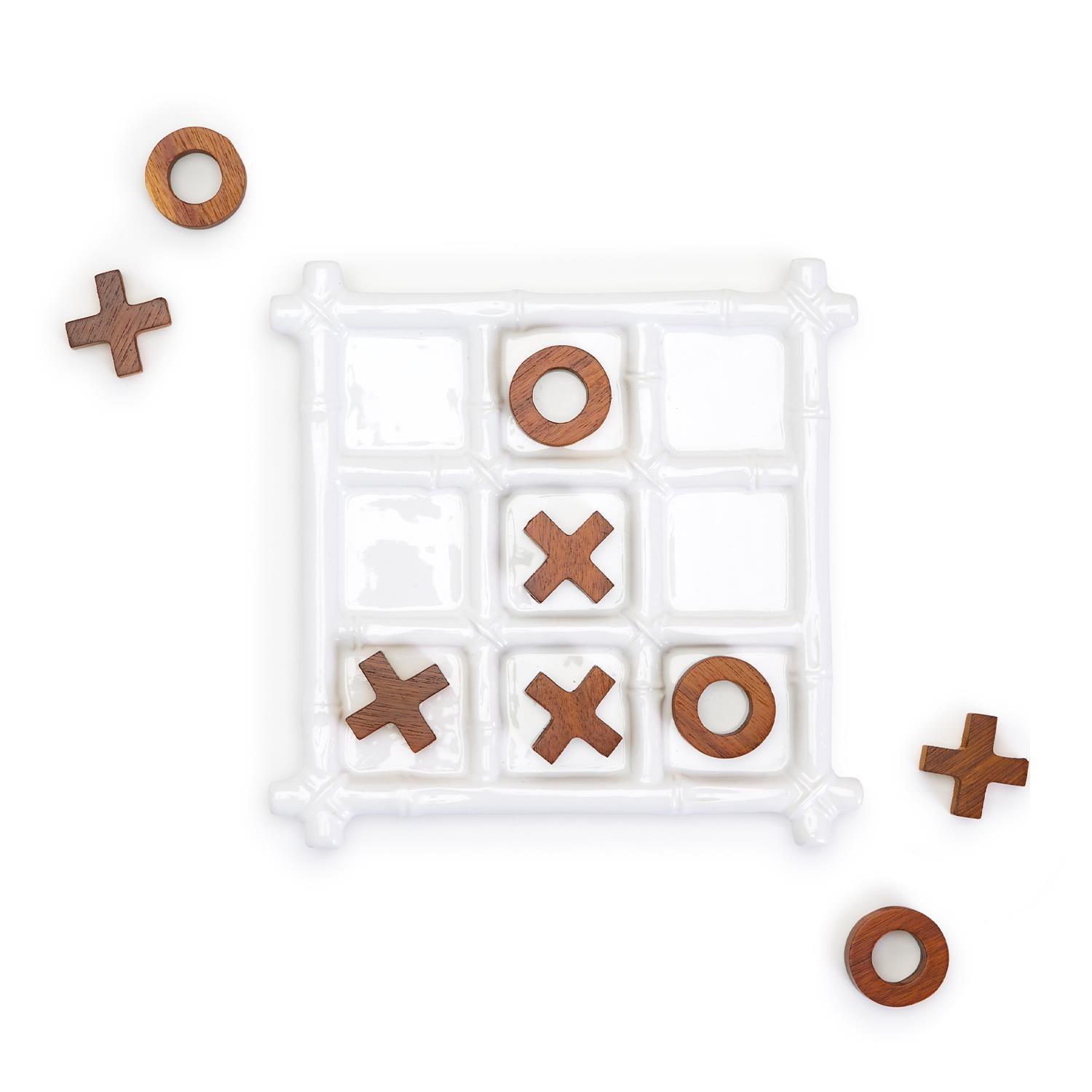 Faux Bamboo Tic Tac toe Gia Roma