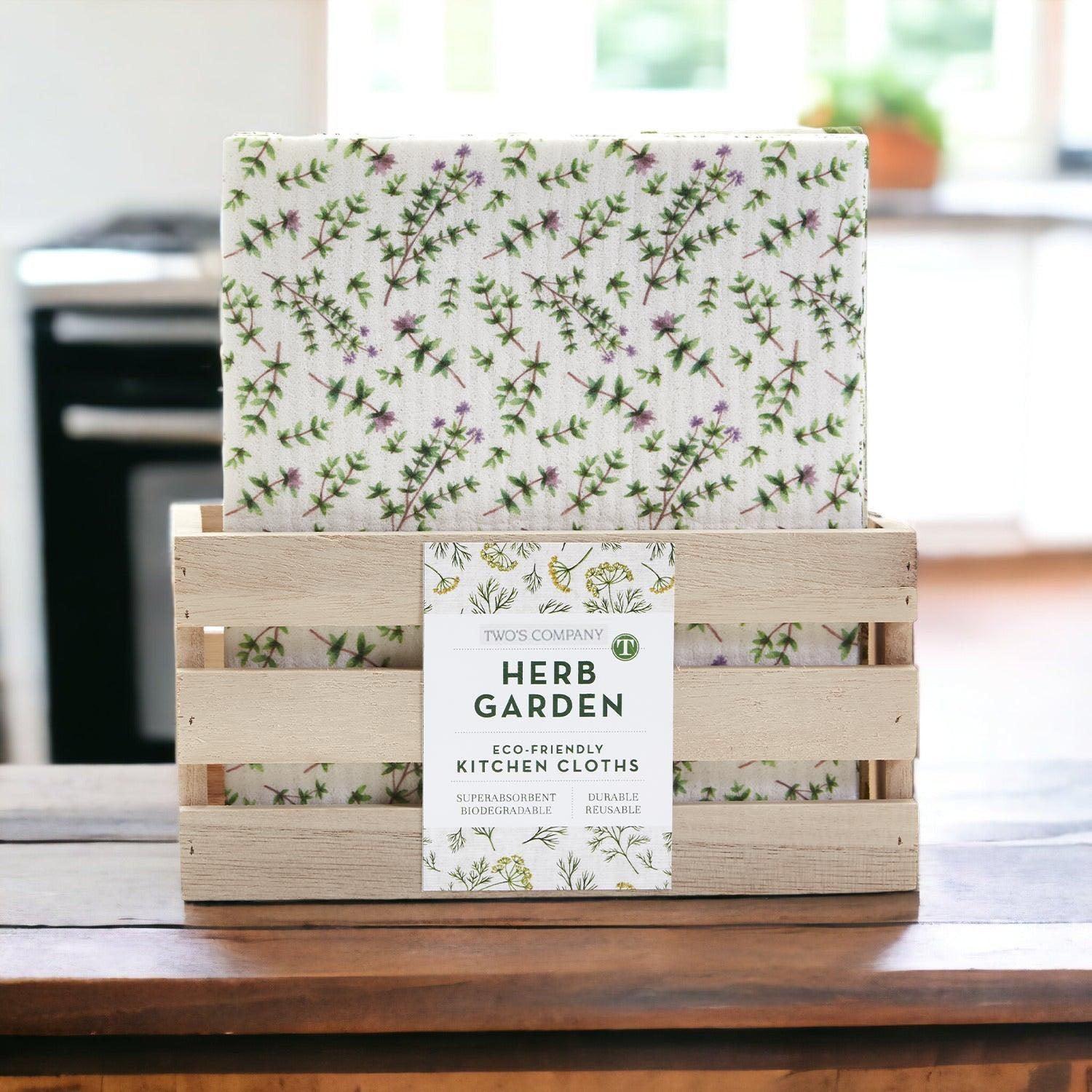 Herb Garden - Biodegradable Cloth Gia Roma
