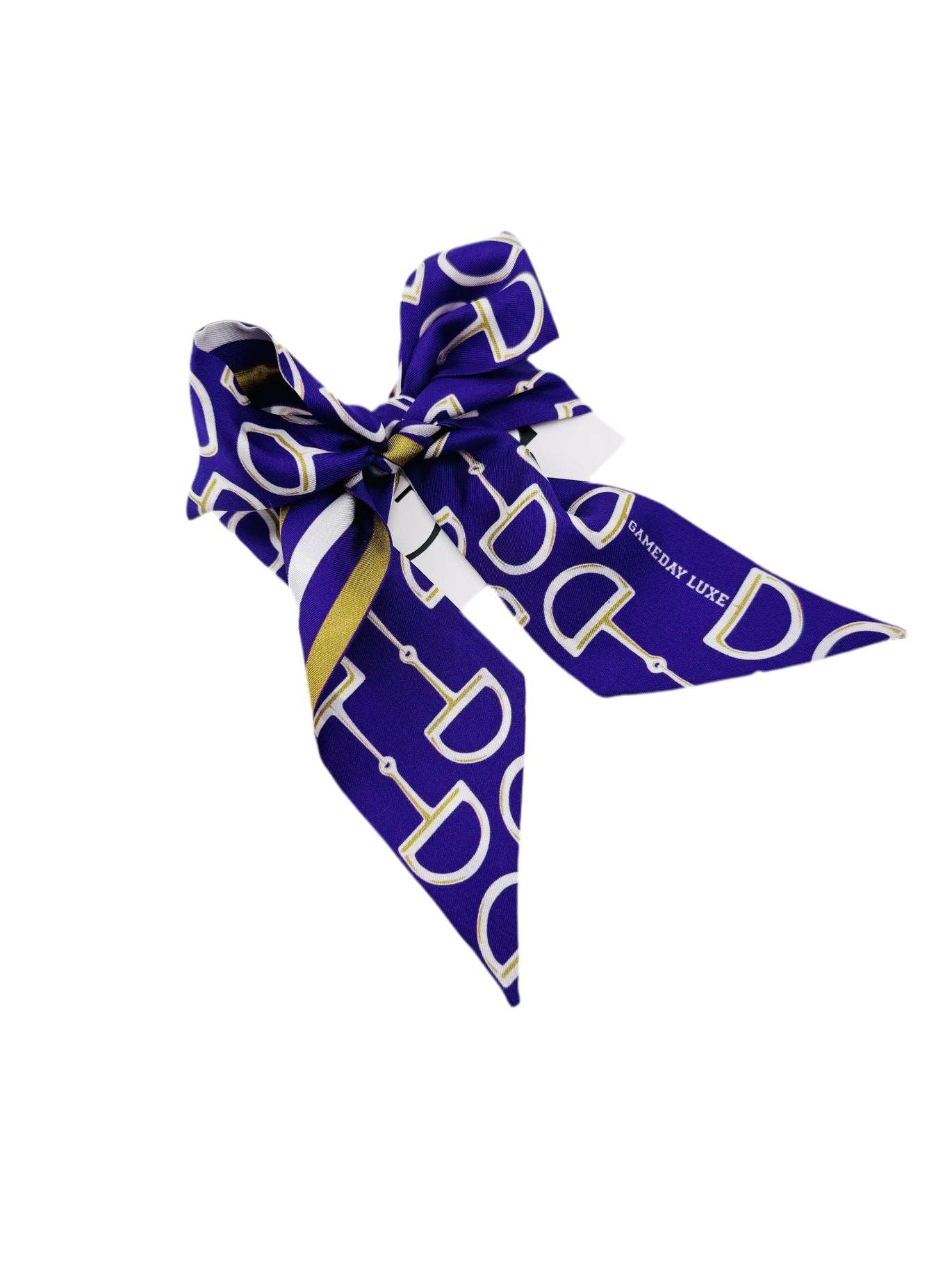 The Gameday Signature Scarf- Purple And Vegas Gold Shop Fête