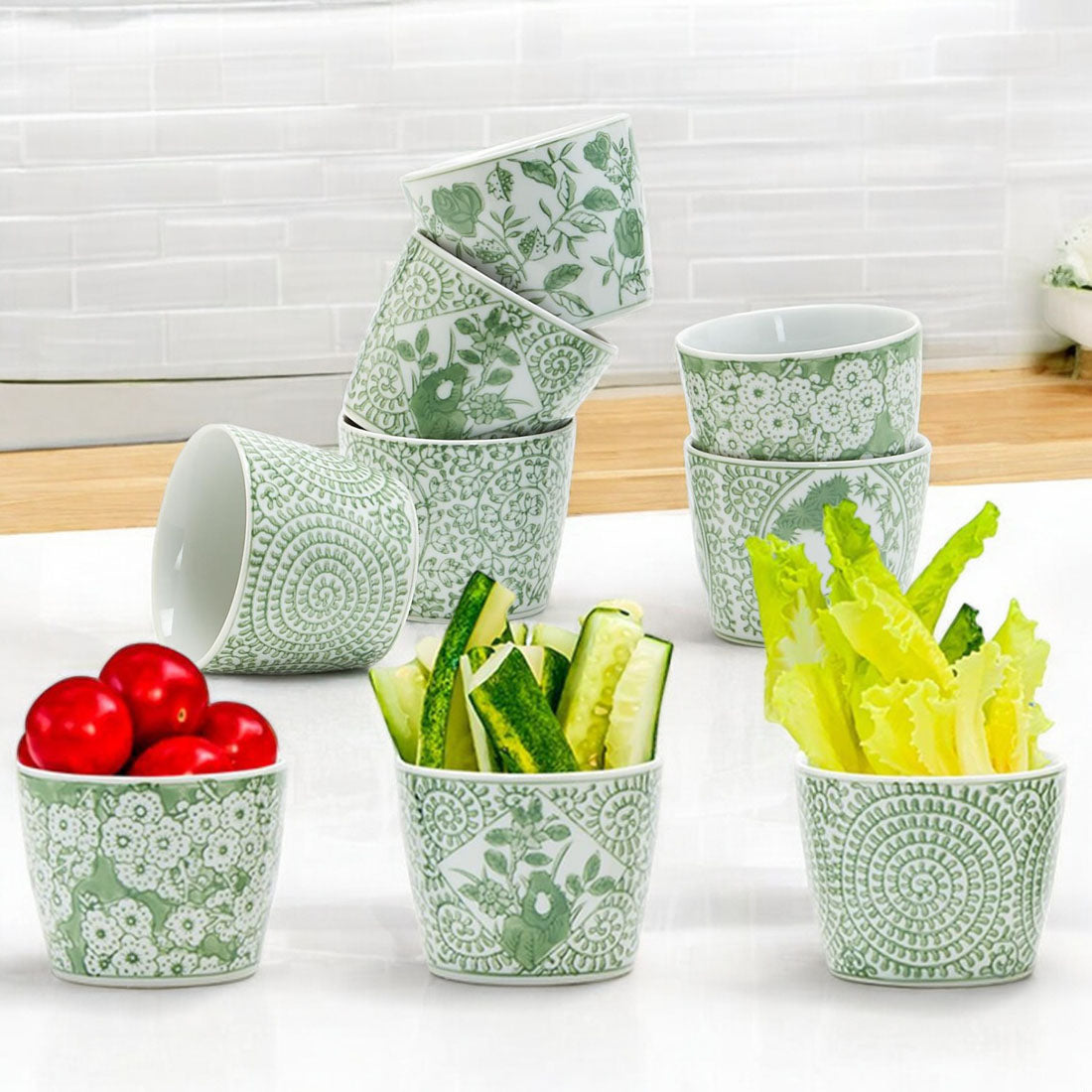 Mini Green Cachepots Gia Roma