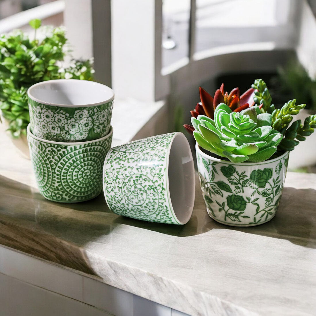 Mini Green Cachepots Gia Roma