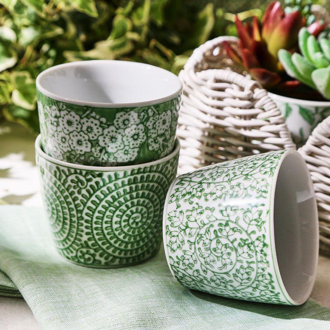 Mini Green Cachepots Gia Roma