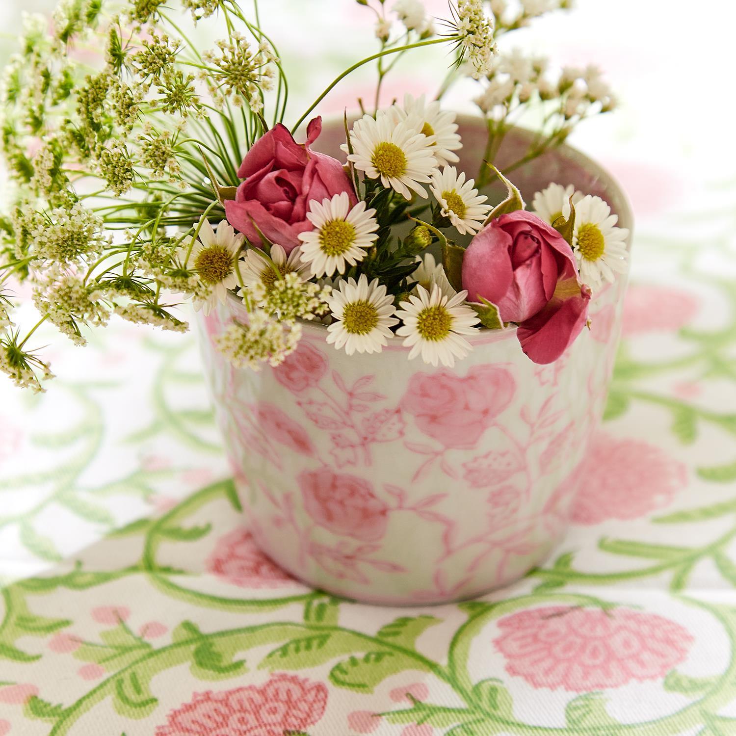 Mini Pink Cachepots Gia Roma