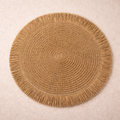 Santorini Straw Fringe Placemats - 15" Busa Designs
