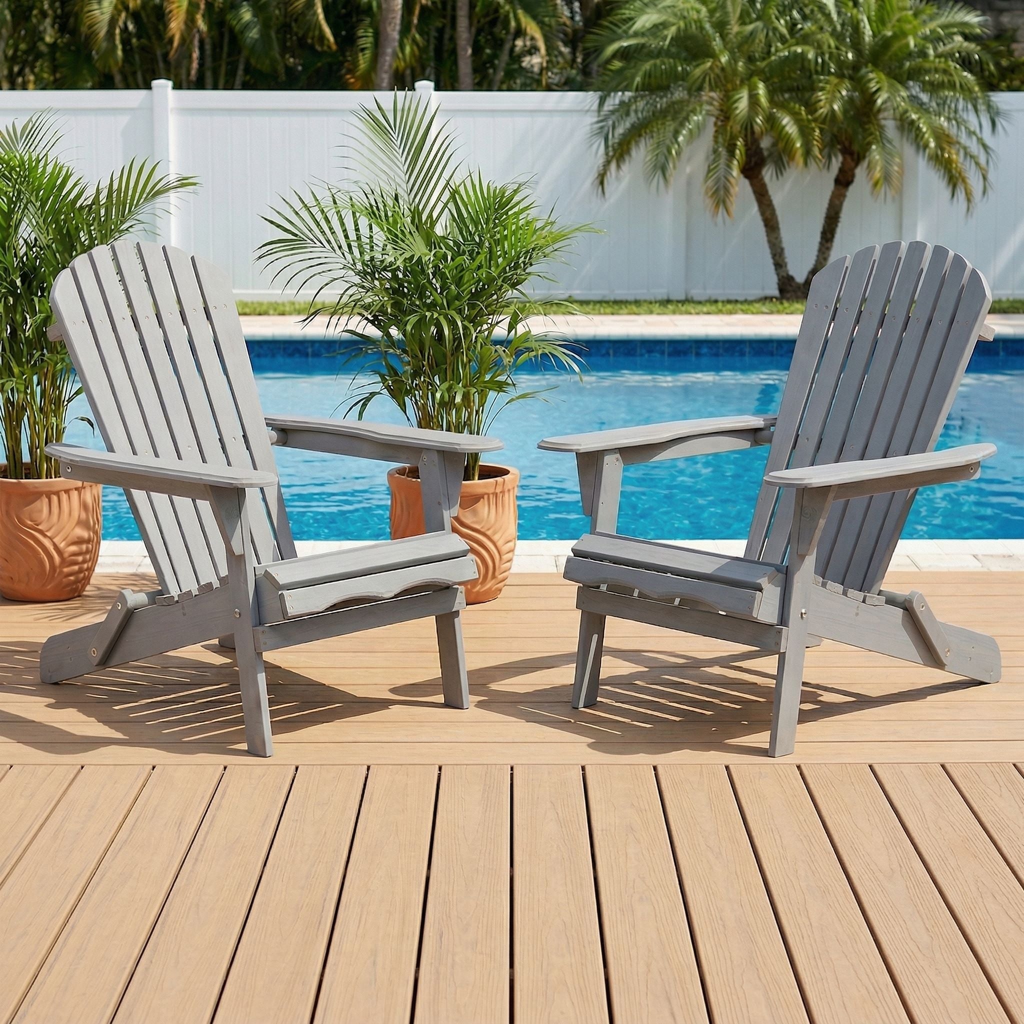 Oversize Outdoor Folding Adirondack Chair, Patio Chair For Garden Unique Piece Furniture