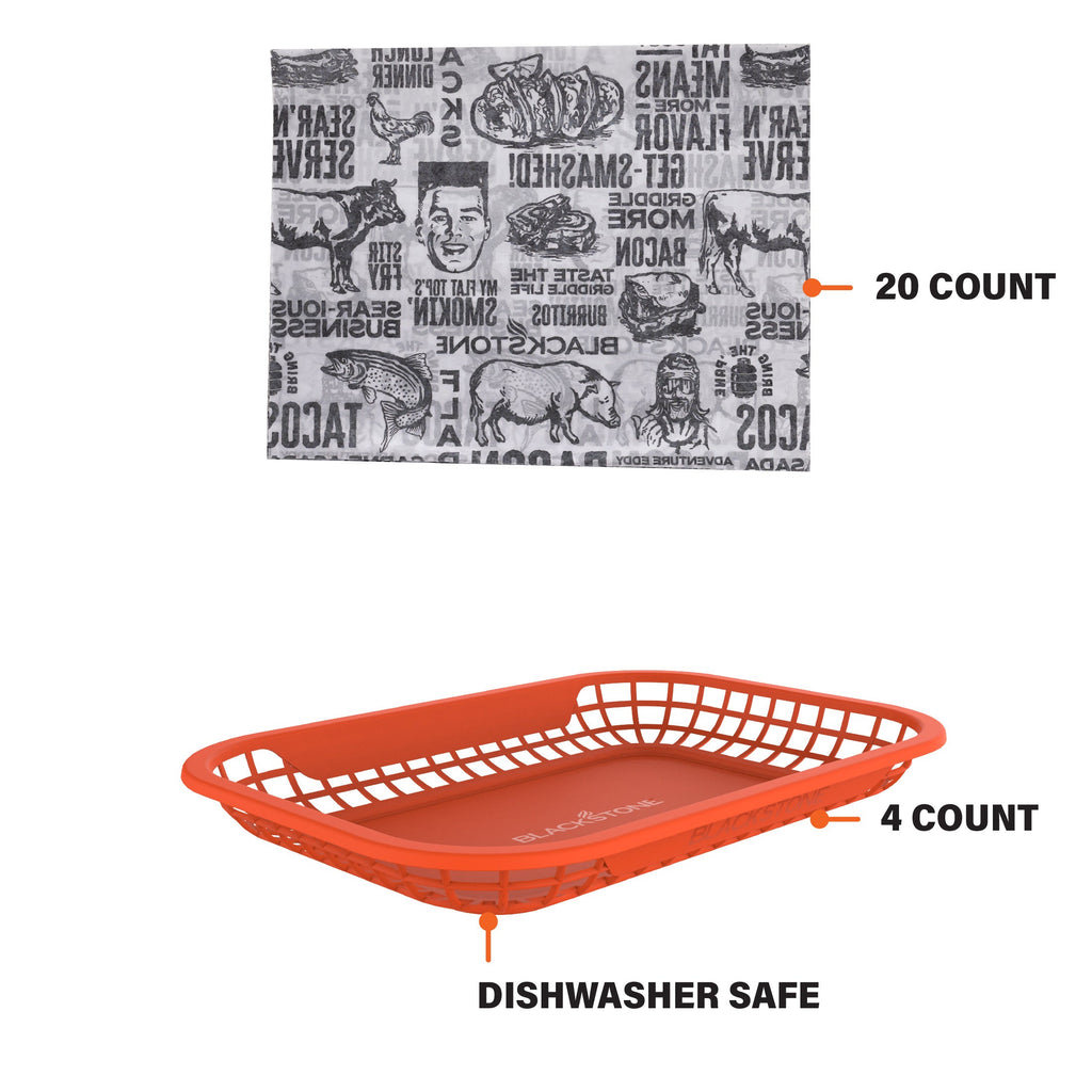 Blackstone Burger Baskets with Liners Blackstone Products (B2B)