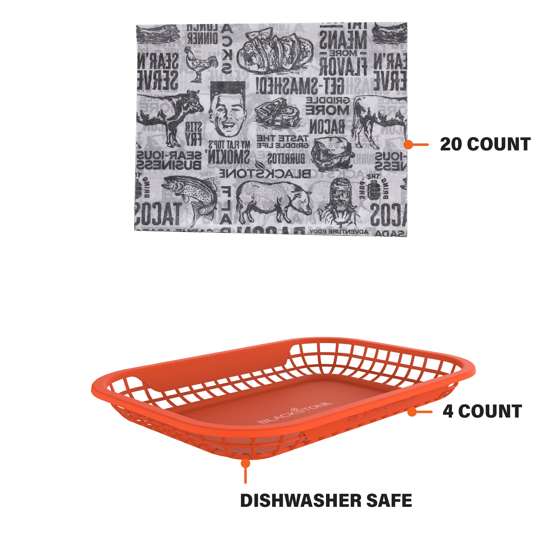 Blackstone Burger Baskets with Liners Blackstone Products (B2B)
