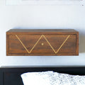 Floating Bedside Table - Chestnut Unique Piece Furniture