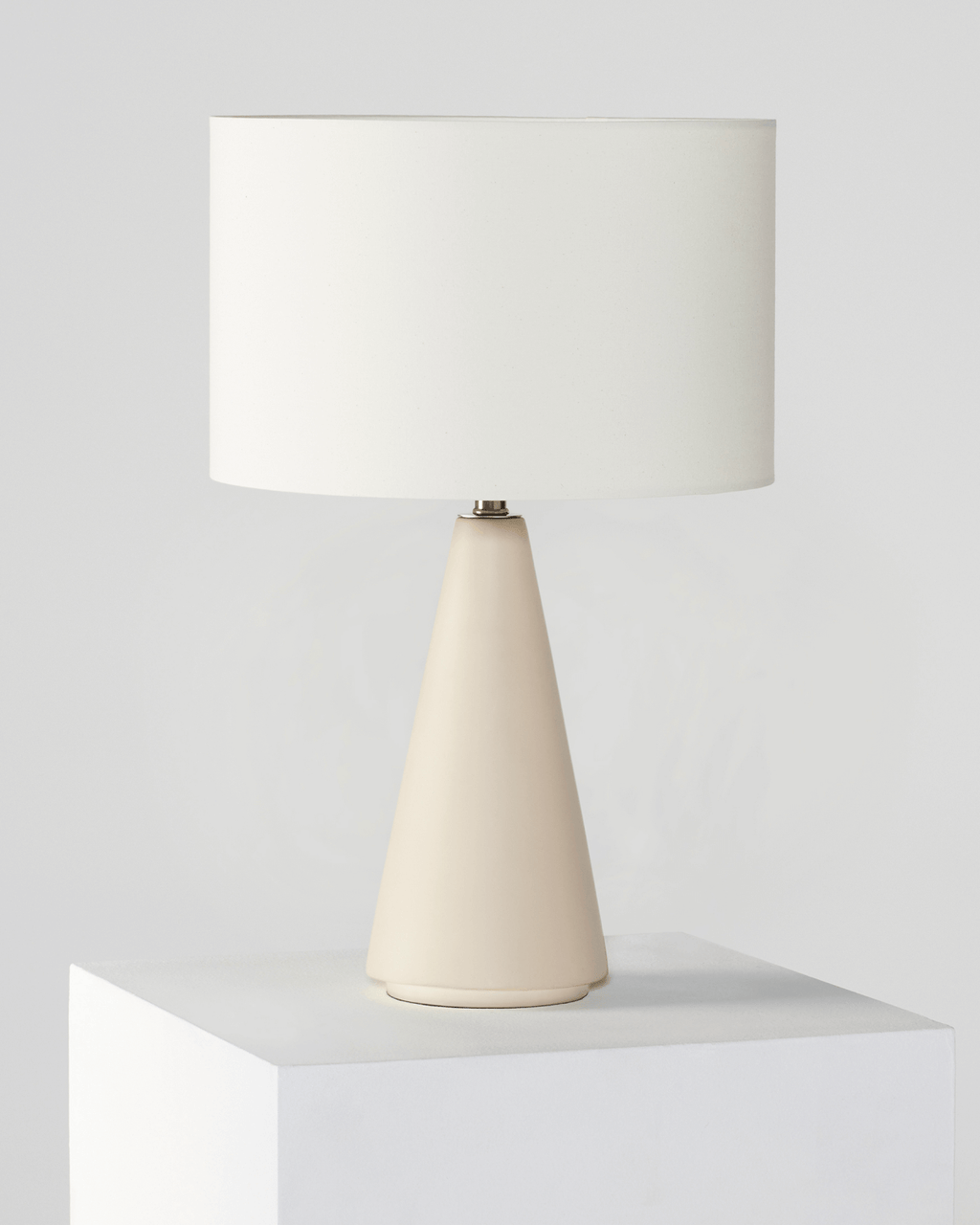 Nathaniel Modern Cement Base Table Lamp
