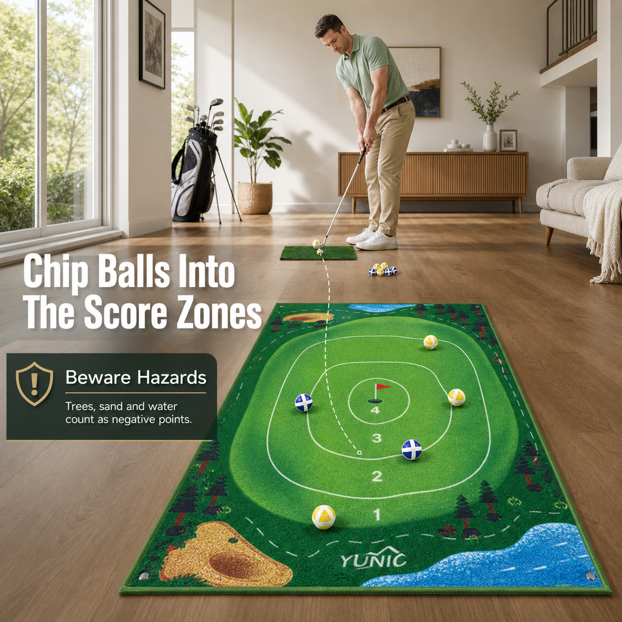 Chip N' Stick Golf Games with Chip N' Stick Golf Balls Yunic Golf