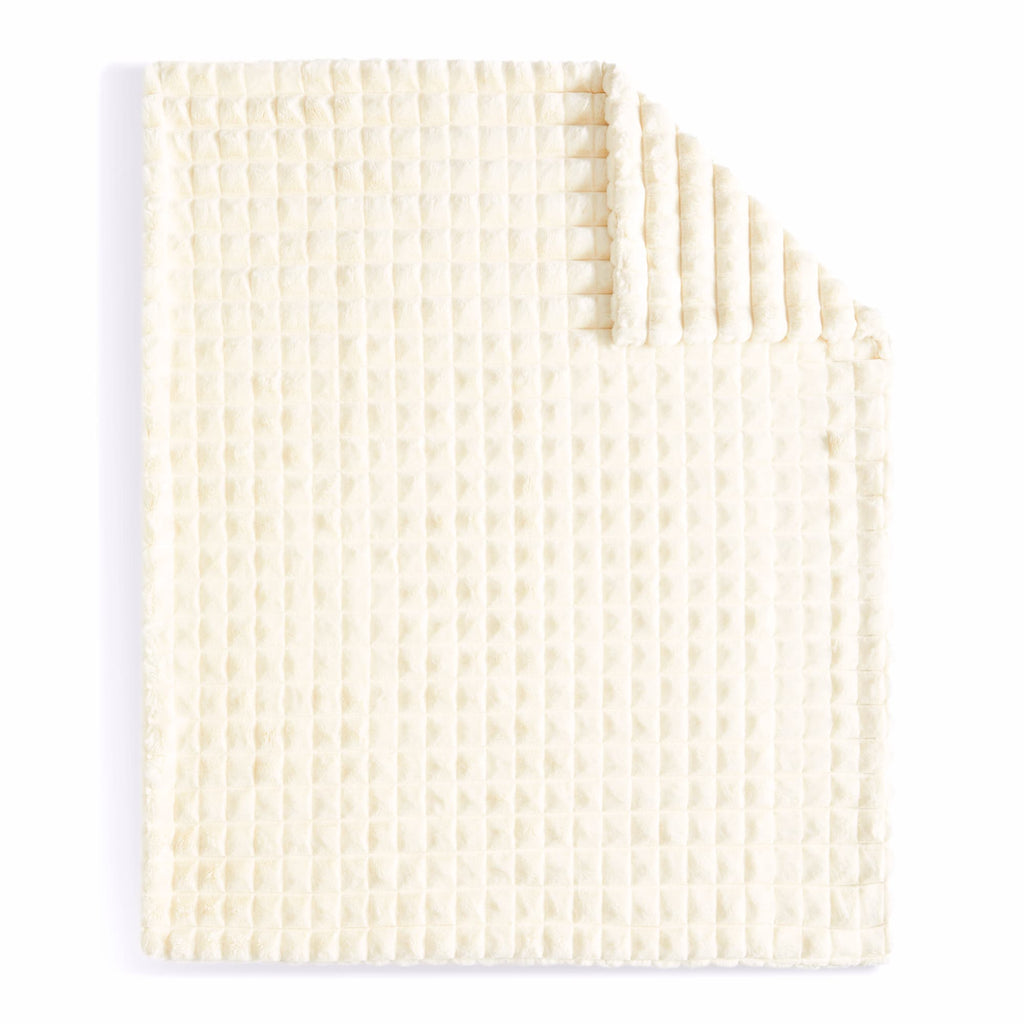 Pyramid Grid Throw Blanket Moon Pod