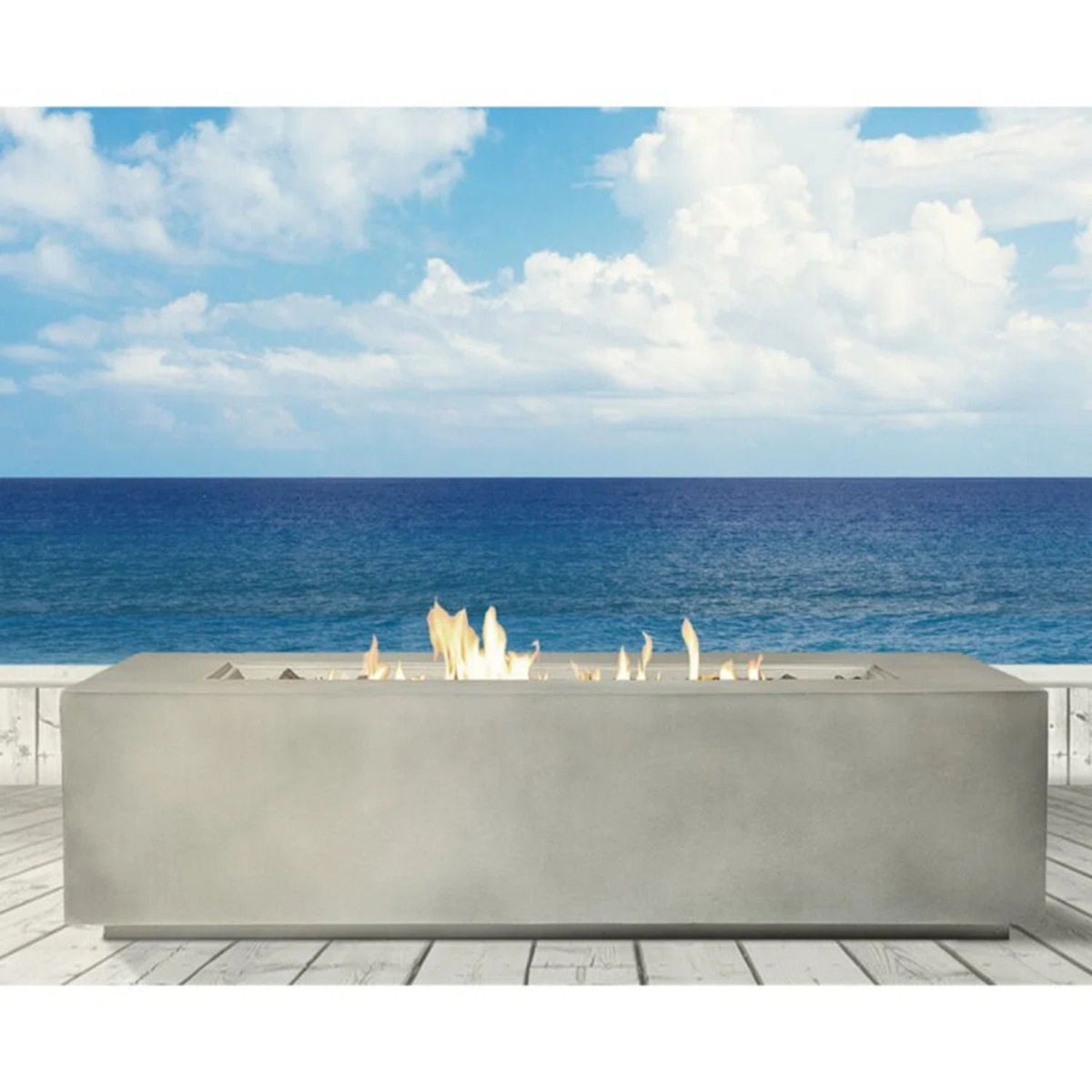 Lightweight Design Propane / Natural Gas Fire Pit Table Unique Piece Furniture