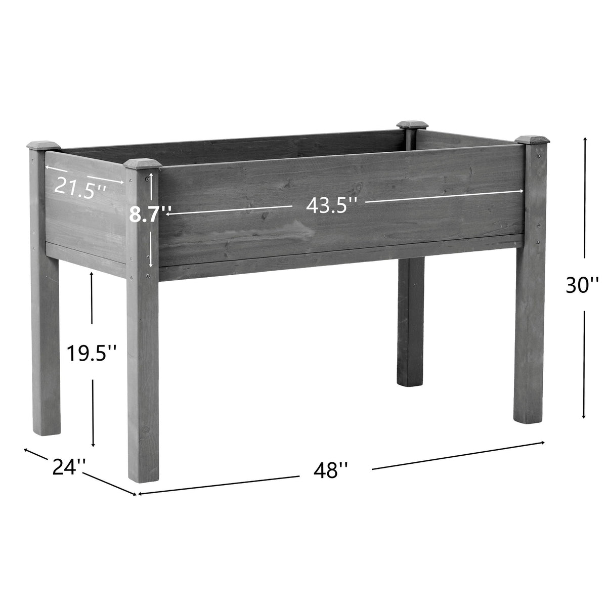 Elevated Raised Garden Bed For Outdoor Unique Piece Furniture