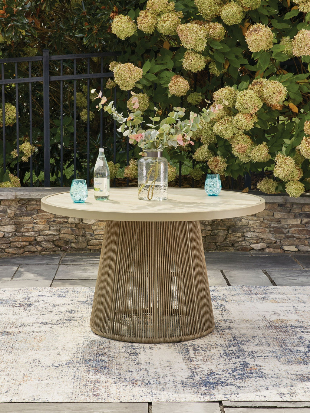 Orchard Beach - Outdoor Dining Table - Beige Unique Piece Furniture