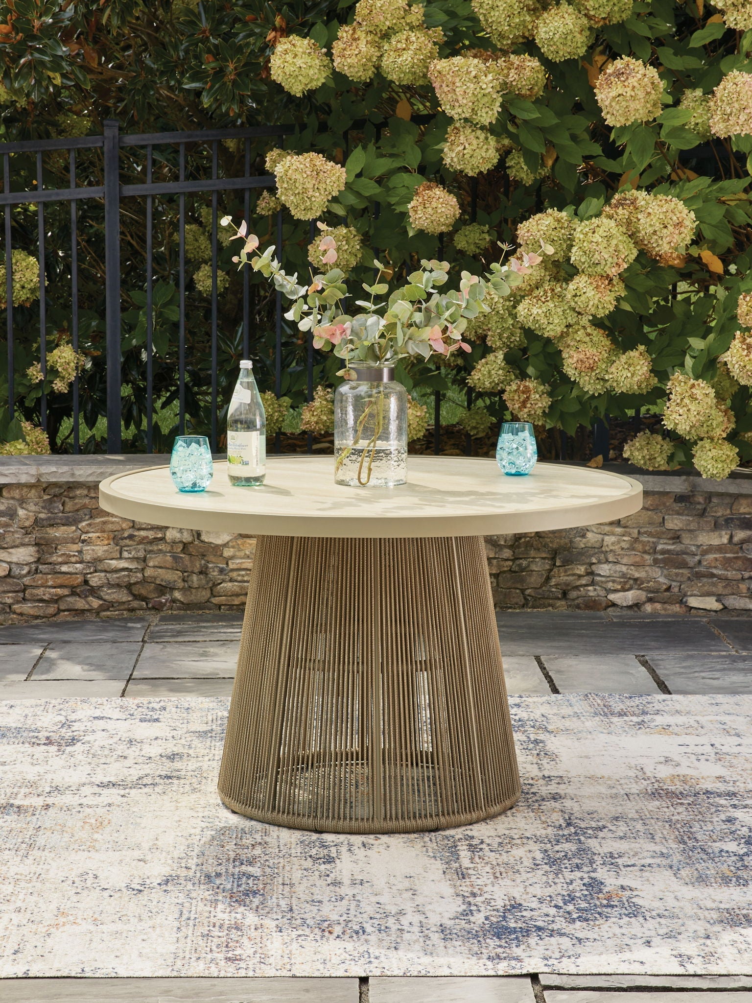 Orchard Beach - Outdoor Dining Table - Beige Unique Piece Furniture