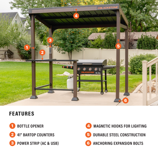 5' x 8' Blackstone Pavilion Blackstone Products (B2B)