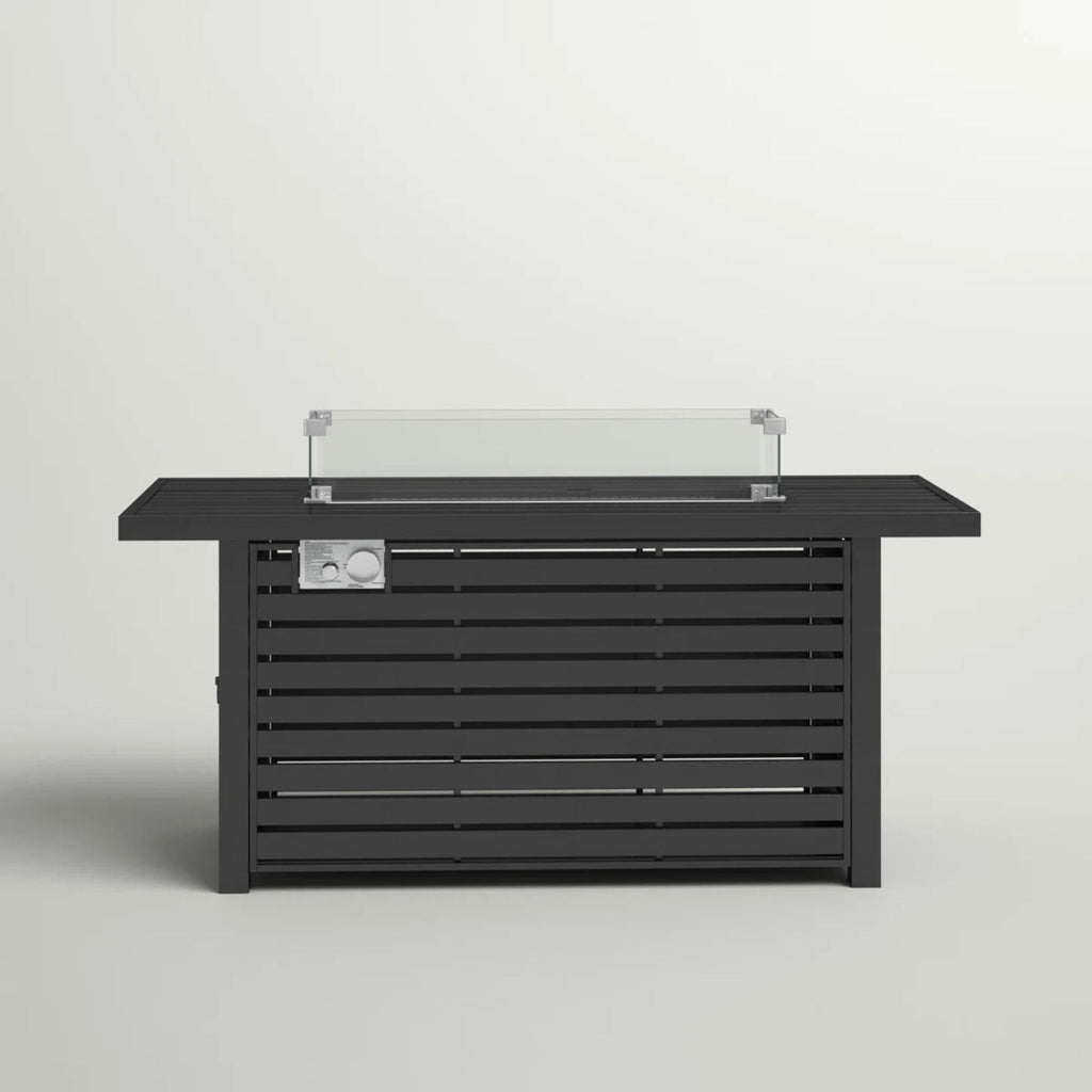 Propane Outdoor Fire Pit Table With Lid Versatile Fuel Options Unique Piece Furniture