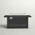 Propane Outdoor Fire Pit Table With Lid Versatile Fuel Options Unique Piece Furniture