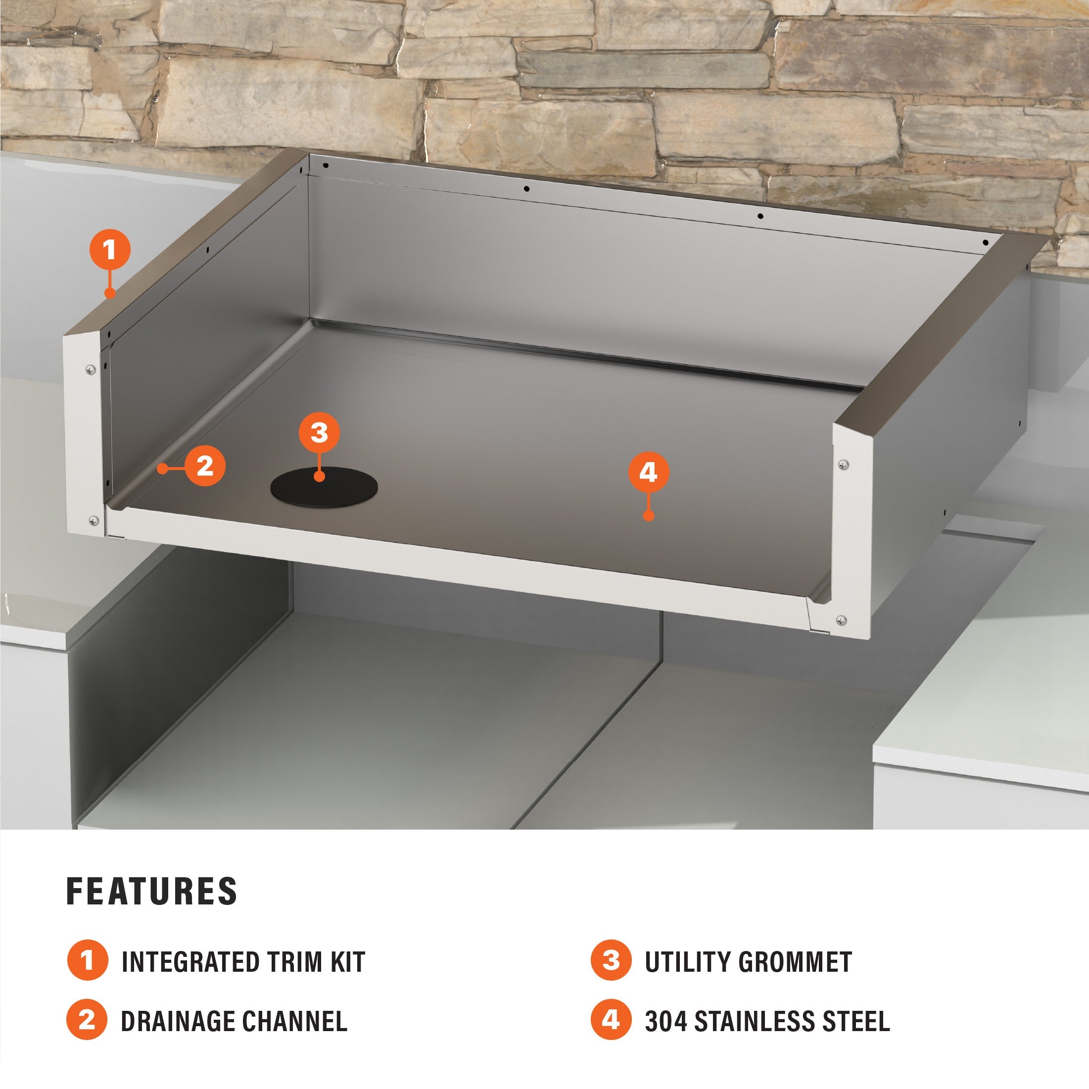 Blackstone Kitchen 28" Insulation Jacket for 3 Burner Drop-in Griddle Blackstone Products (B2B)