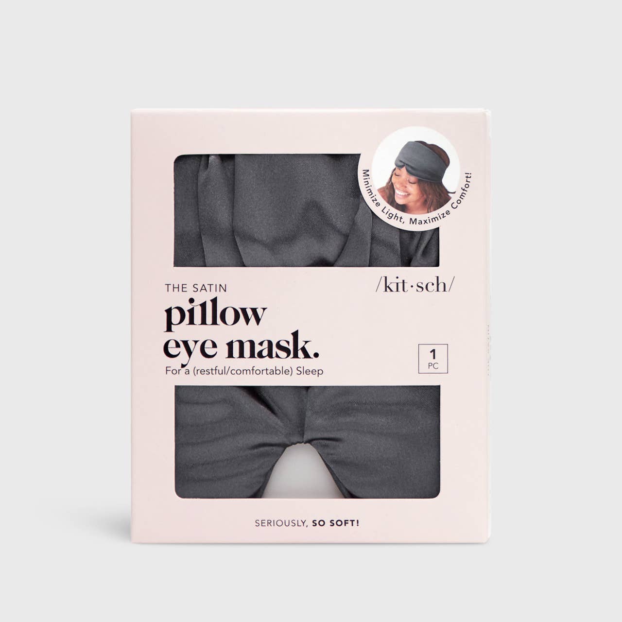 The Pillow Eye Mask - Charcoal Shop Fête