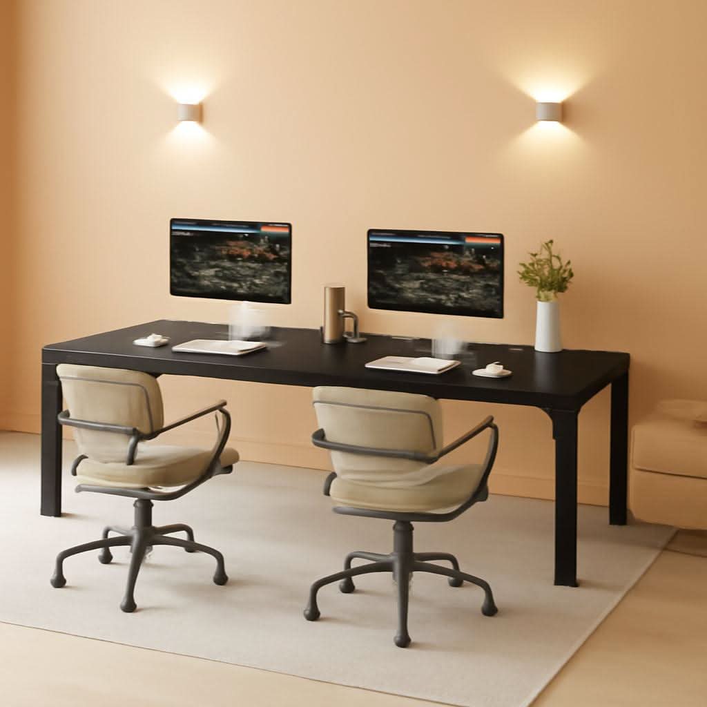 78.7 Inch Ultra Long Industrial Grade Two Person Desk ShipItFurniture